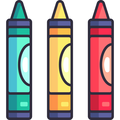 kleurpotlood Generic Outline Color icoon