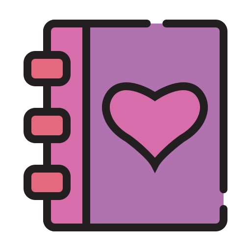 책 Generic Outline Color icon