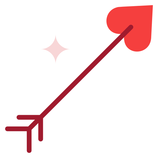 Cupid arrow Generic Flat icon