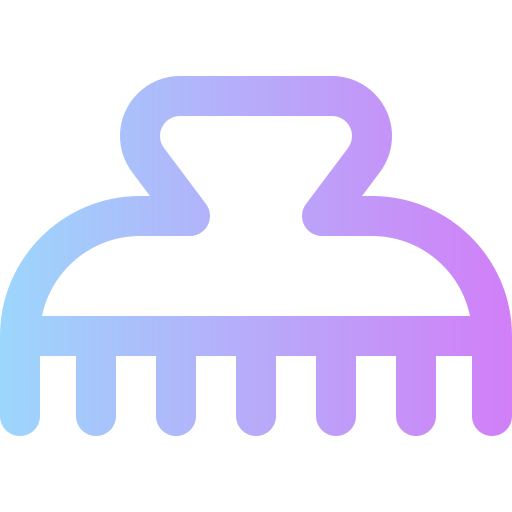 Hair clip Super Basic Rounded Gradient icon