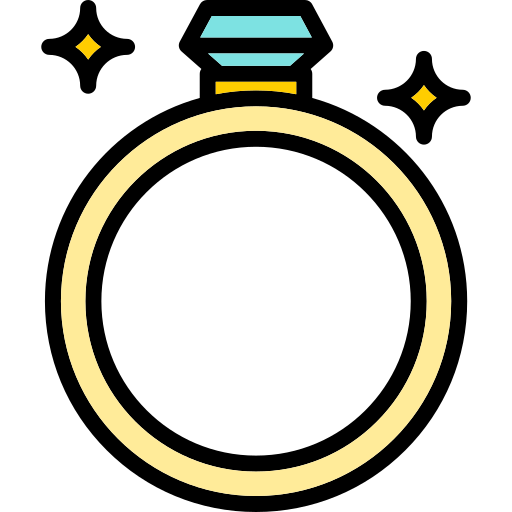 hochzeitsring Generic Outline Color icon