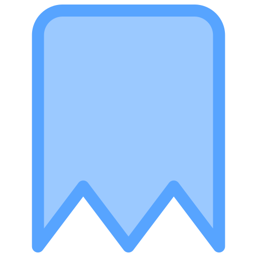 영수증 Generic Blue icon
