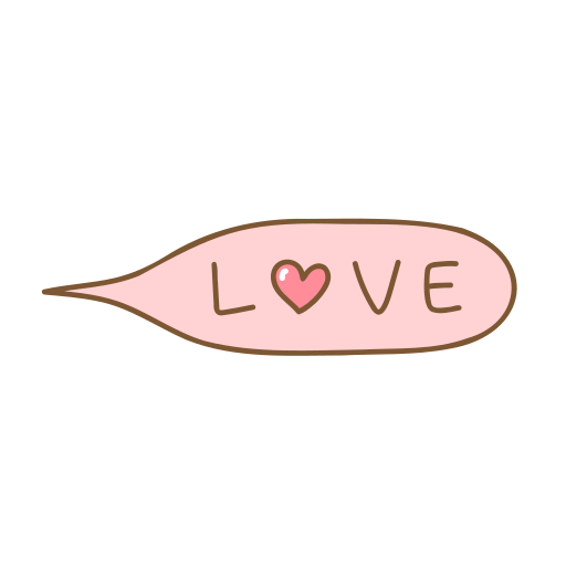 愛のメッセージ Generic Thin Outline Color icon