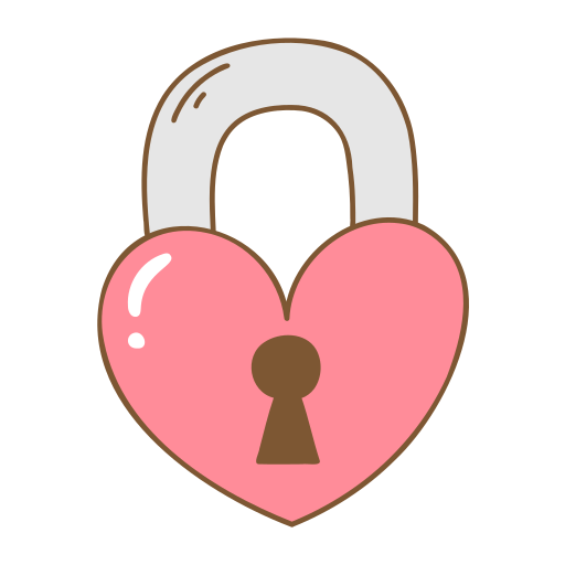 Lock Generic Thin Outline Color icon