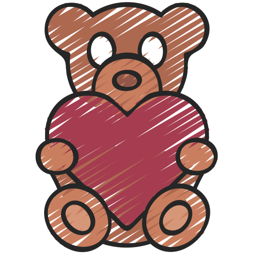 Teddy bear Juicy Fish Sketchy icon