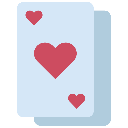 Playing cards Juicy Fish Flat icon