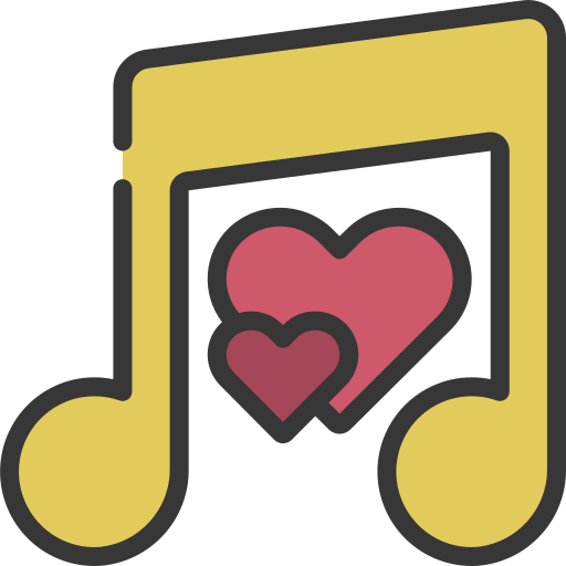 romantyczna muzyka Juicy Fish Soft-fill ikona