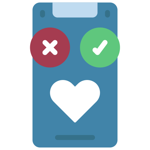 dating-app Juicy Fish Flat icon