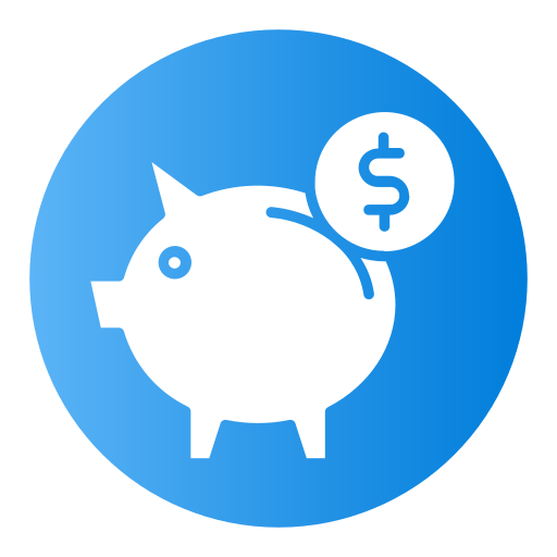 Piggy bank Generic Flat Gradient icon