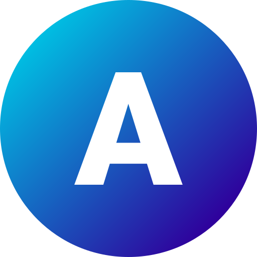 buchstabe a Generic Flat Gradient icon