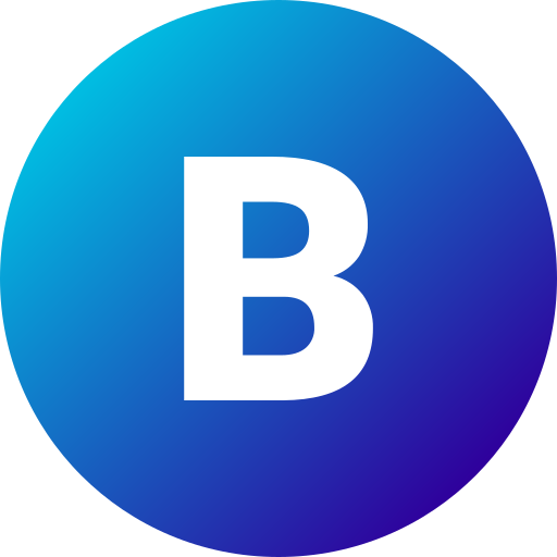 buchstabe b Generic Flat Gradient icon