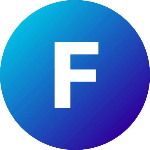 letra f Generic Flat Gradient icono