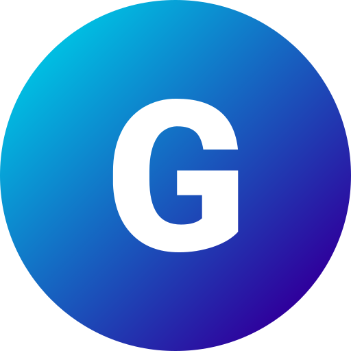 文字g Generic Flat Gradient icon
