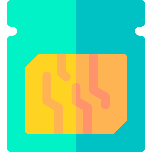 chip Basic Rounded Flat icoon