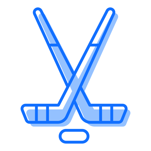 Hockey sticks Generic Blue icon