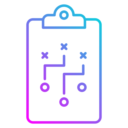 pianificazione del gioco Generic Gradient icona