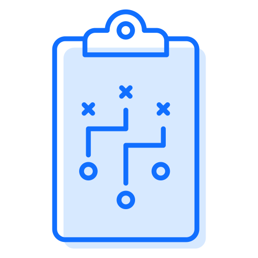 Game planning Generic Blue icon
