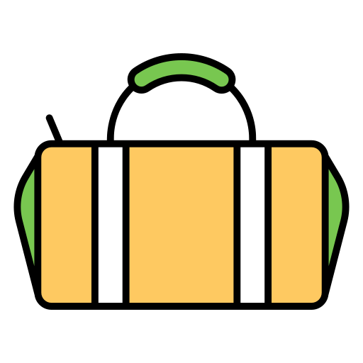 Sport bag Generic Outline Color icon