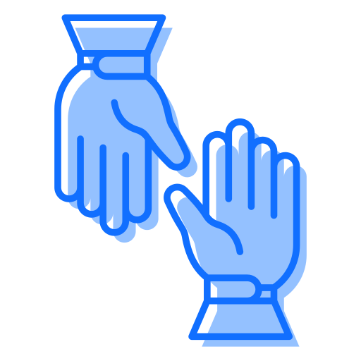 Gloves Generic Blue icon