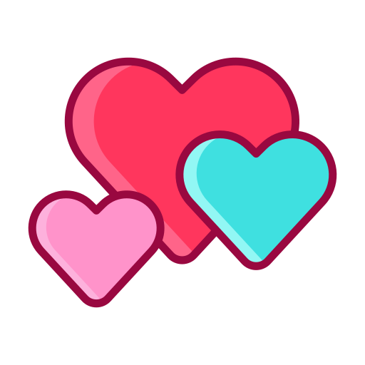 愛とロマンス Generic Outline Color icon