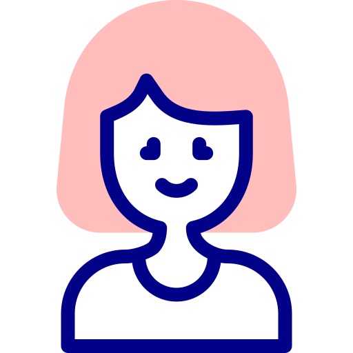 Girl Detailed Mixed Lineal color icon