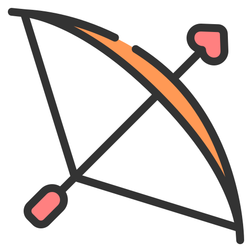 Bows Generic Outline Color icon