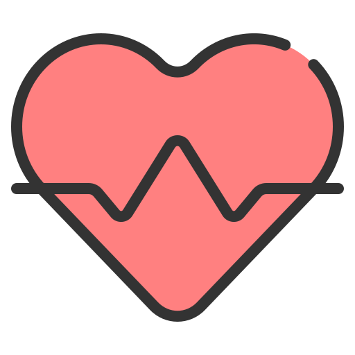 battito cardiaco Generic Outline Color icona