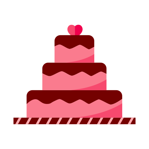 torta nuziale Generic Flat icona