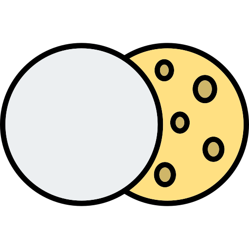 księżycowy Generic Outline Color ikona