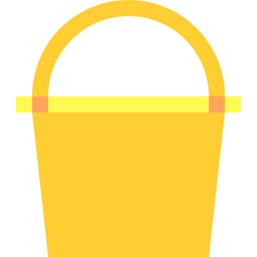 Bucket Basic Sheer Flat icon