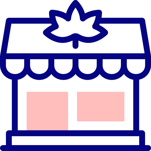 가게 Detailed Mixed Lineal color icon