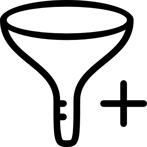 embudo Stockio Lineal icono