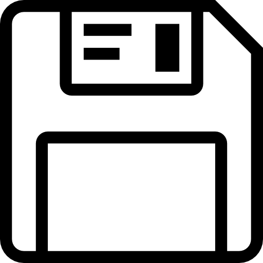 Diskette Stockio Lineal icon