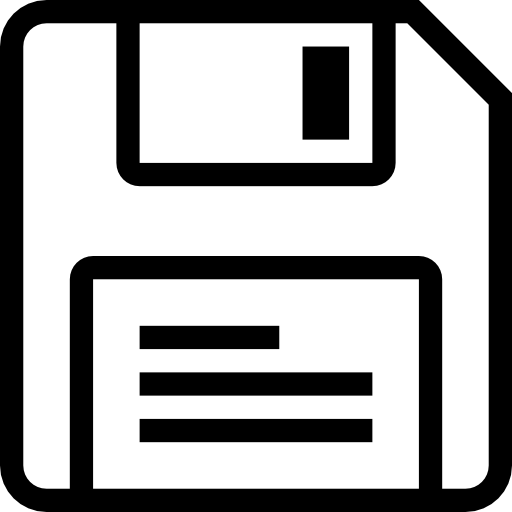 Diskette Stockio Lineal icon