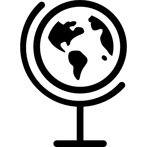 globo terrestre Stockio Lineal icona