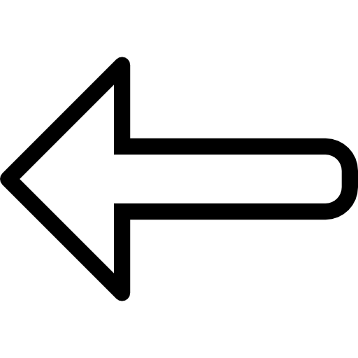 flecha izquierda Stockio Lineal icono