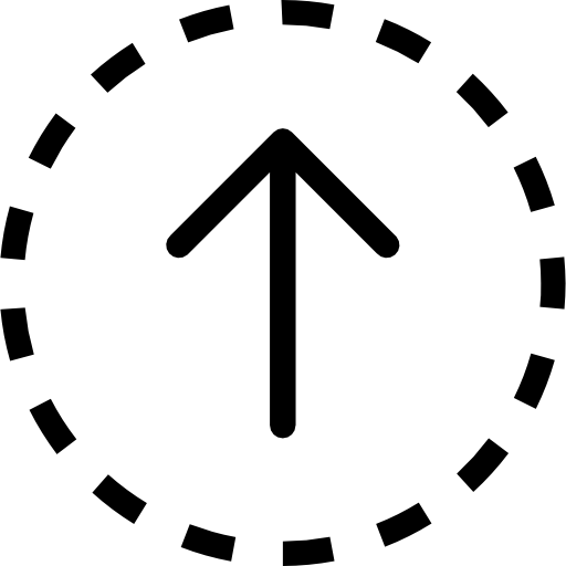 freccia su Stockio Lineal icona
