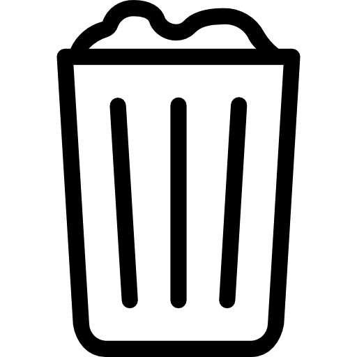 basura Stockio Lineal icono