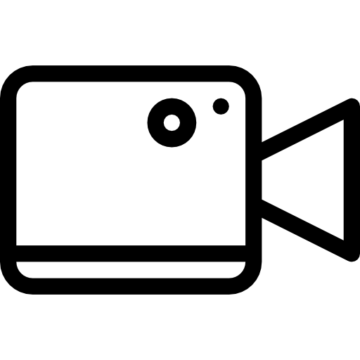 camara de video Stockio Lineal icono