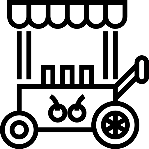 フードワゴン Meticulous Line icon