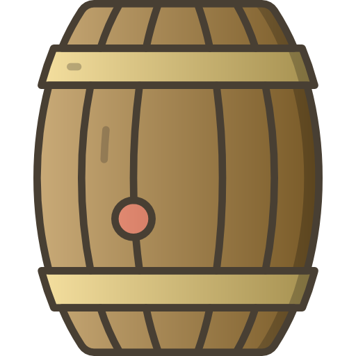 Barrel Stockio Lineal Color icon
