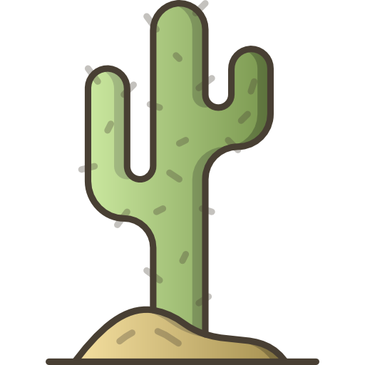 cactus Stockio Lineal Color icona