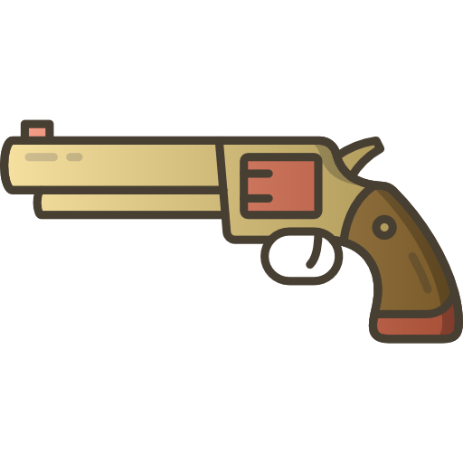 revolver Stockio Lineal Color icon