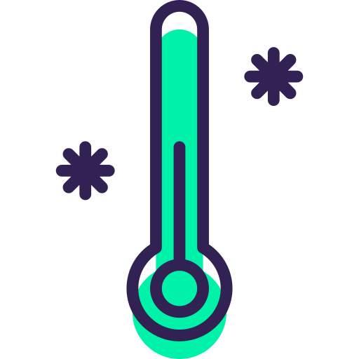 Thermometer Vitaliy Gorbachev Green Shadow icon