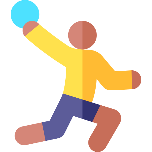 balonmano Basic Rounded Flat icono