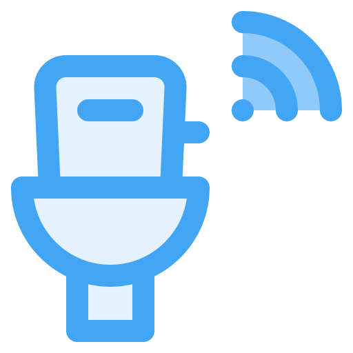 toilettes Generic Blue Icône