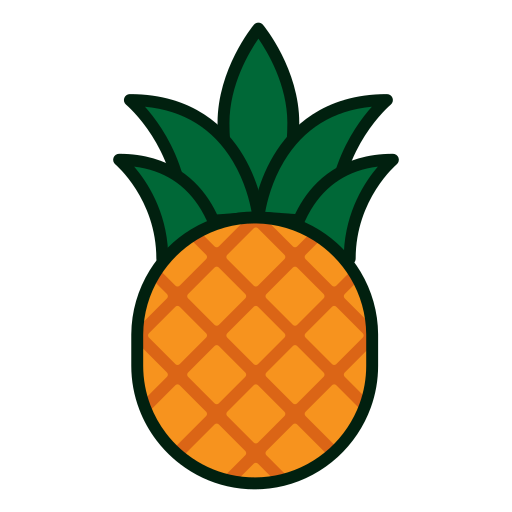 l'ananas Generic Outline Color Icône