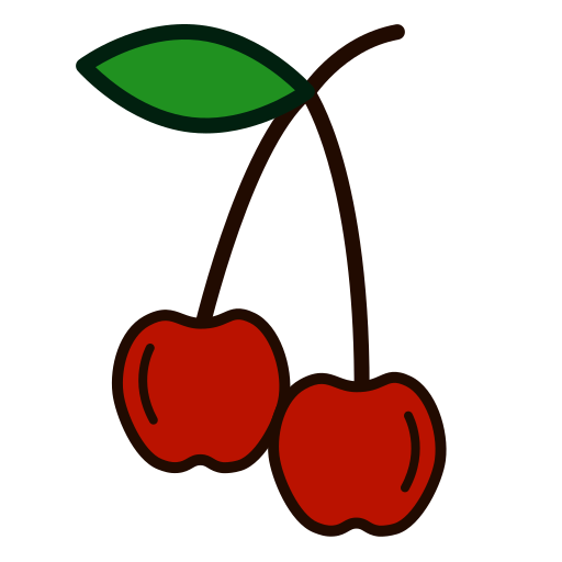 Cherries Generic Outline Color icon