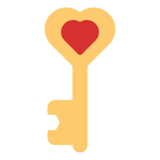 Love key Generic Flat icon