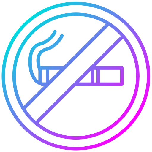 proibido fumar Generic Gradient Ícone